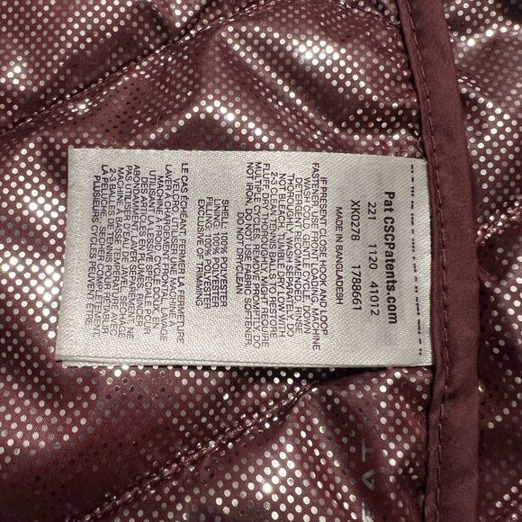 NWOT Women’s Columbia Heavenly Omni Heat Burgundy Jacket Size Smalll - Picture 6 of 6